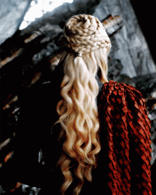 Daenerys Targaryen Emilia Clarke Red Cape GIF