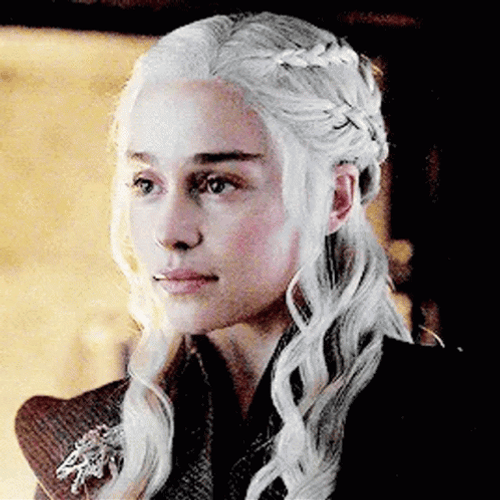 Daenerys Targaryen Emilia Clarke Satisfied Look GIF