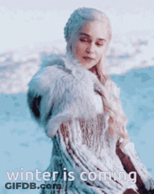 Daenerys Targaryen Winter Is Coming GIF