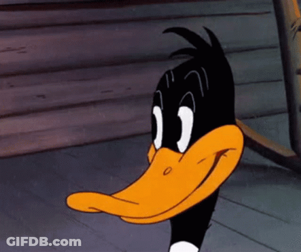 Daffy Beautiful Eyes Winking GIF