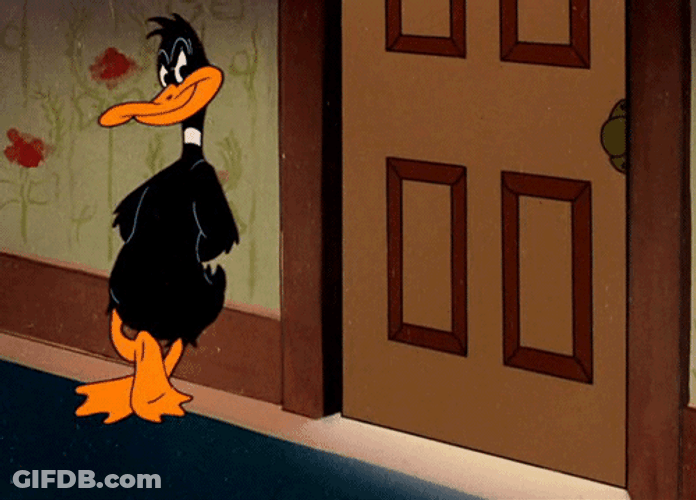 Daffy Duck Catcalling GIF