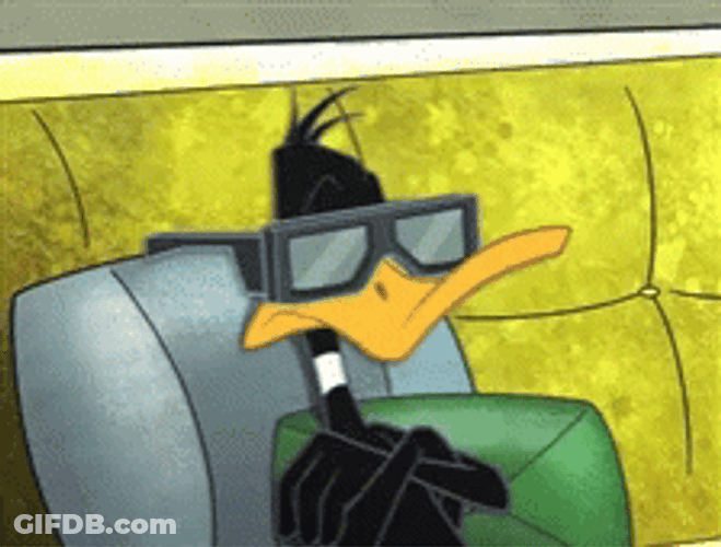 Daffy Duck Deal With It GIF
