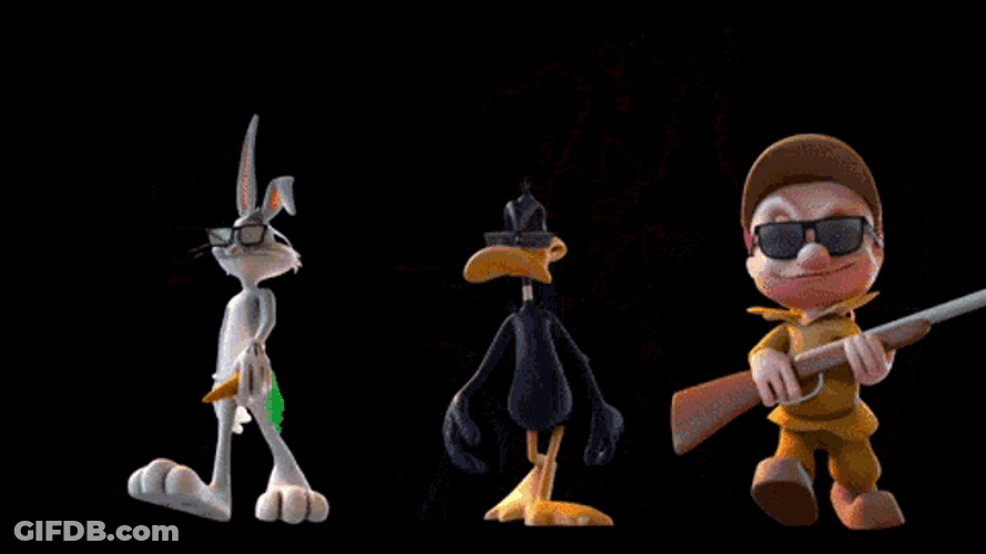 Daffy Duck Gang GIF