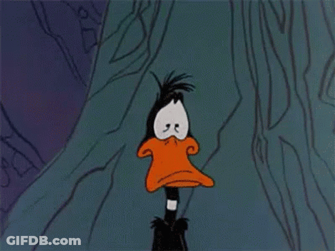 Daffy Duck Hungry GIF