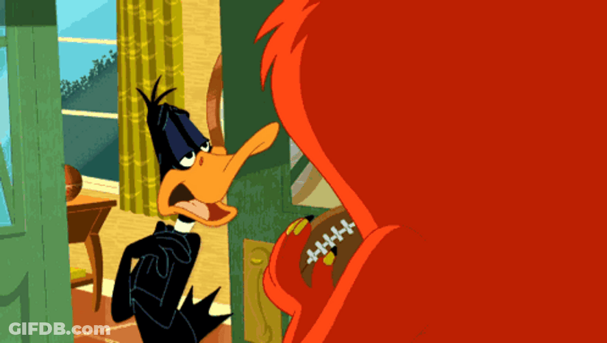 Daffy Duck Just Got Home GIF