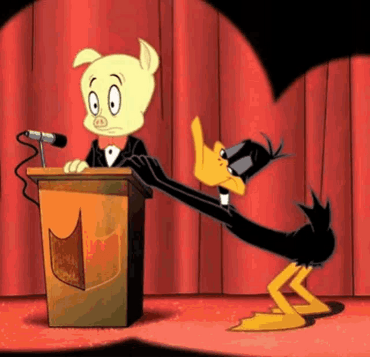 Daffy Duck Speech Twerk GIF