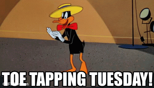 Daffy Duck Toe Tapping Tuesday GIF