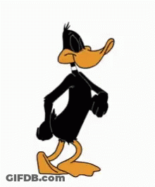 Daffy Duck Walking GIF