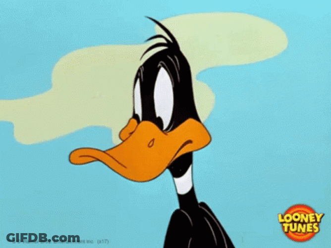 Daffy Smirk Of Bad Intention GIF