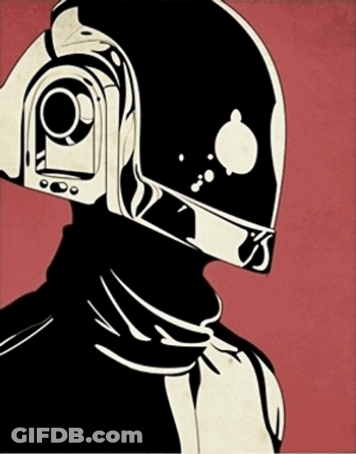 Daft Punk Animated Image Selection GIF