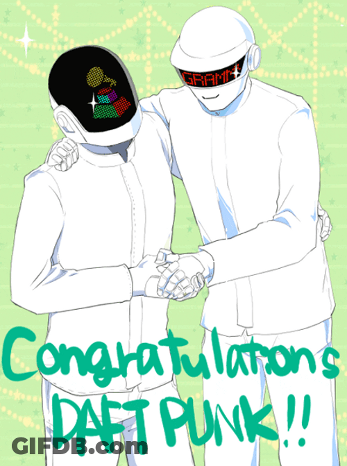 Daft Punk Congratulations Animation GIF
