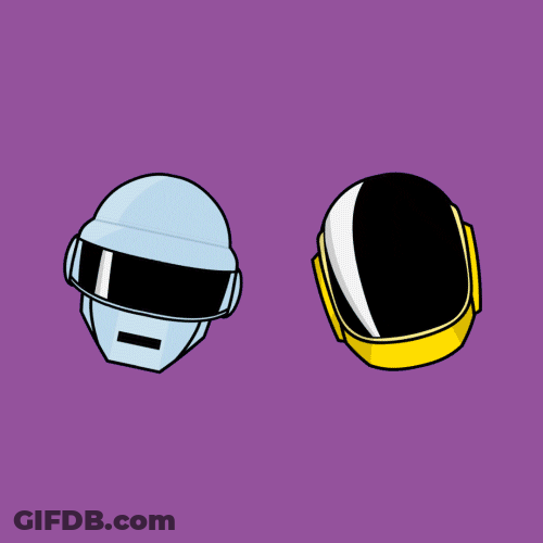 Daft Punk Tilting Helmet Animation GIF
