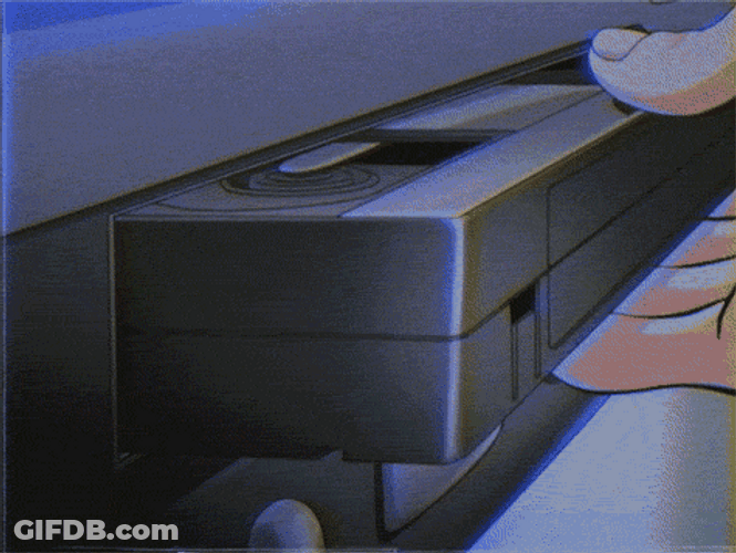 Daft Punk VCR Player Animation GIF