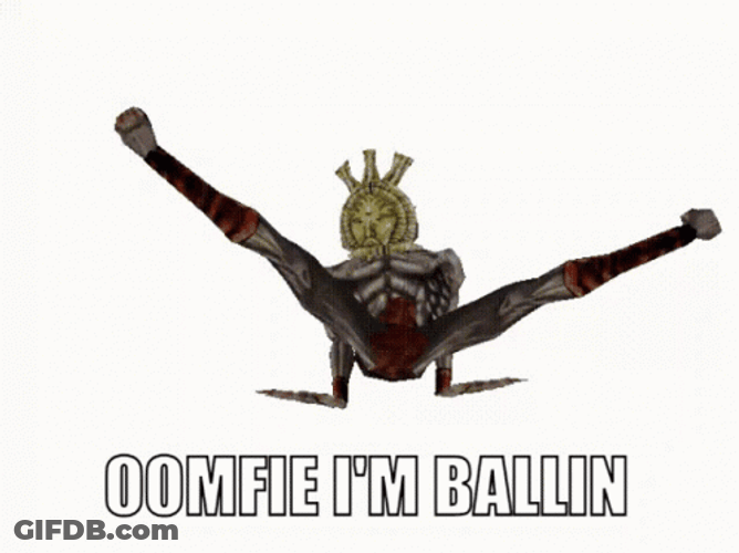 Dagoth Ur Transparent Break Dance Ballin Meme GIF