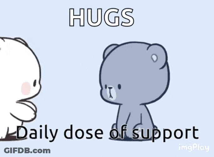 Daily Dose Of Support Hug GIF