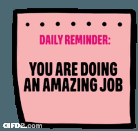 Daily Reminder Youre Amazing Sticker GIF
