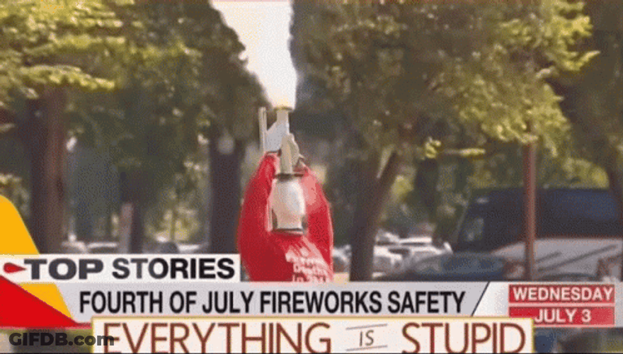 Daily Show Of Fireworks Firecracker GIF