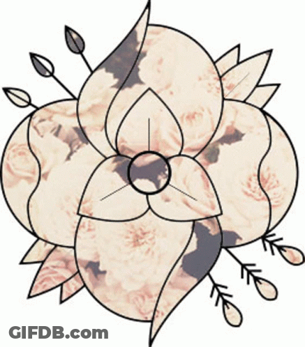 Daisies And Leaves GIF