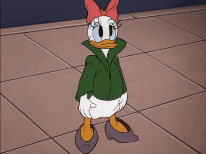 Daisy Duck Jaw Drop GIF