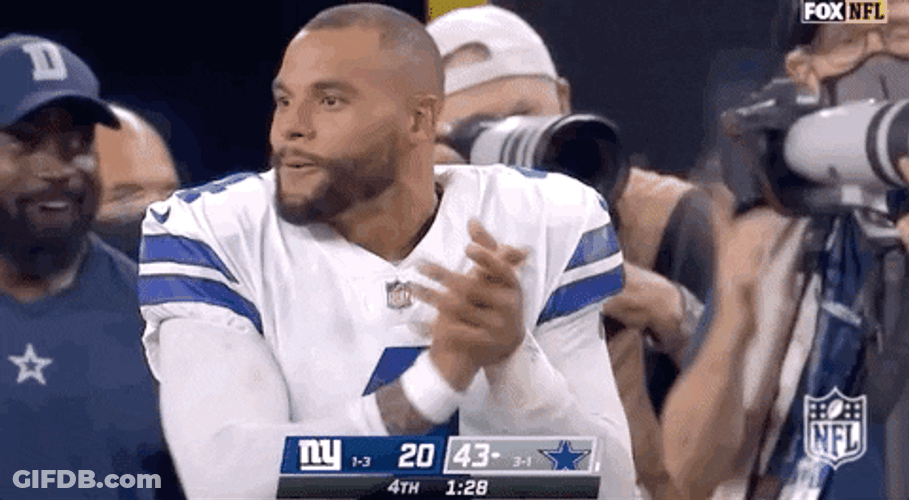 Dak Prescott Applauding GIF