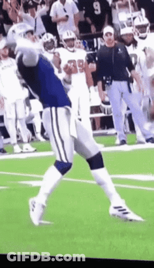 Dak Prescott Body Slammed GIF