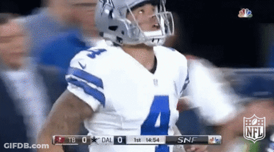Dak Prescott Coming In The Game GIF