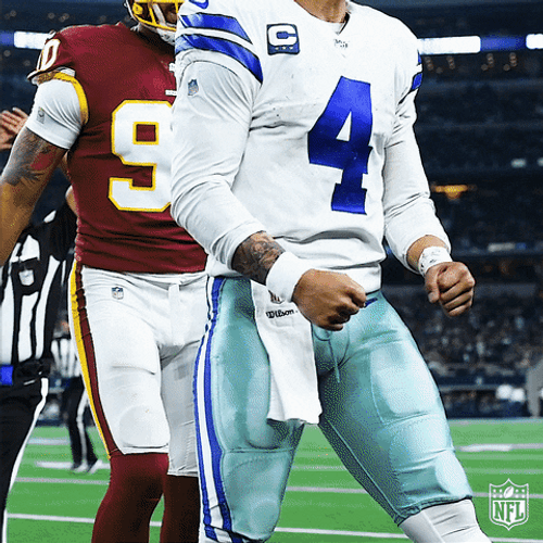 Dak Prescott Excited Fist Pump GIF