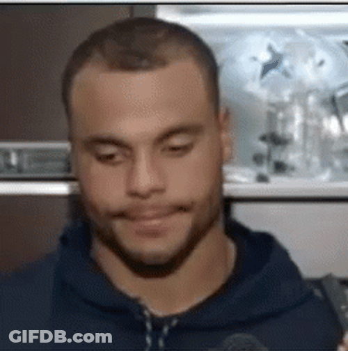 Dak Prescott Shaking Head GIF