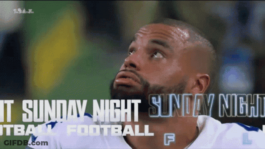 Dak Prescott Thursday Night Football GIF