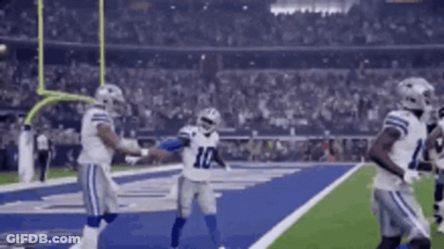 Dak Prescott Weird Walk GIF