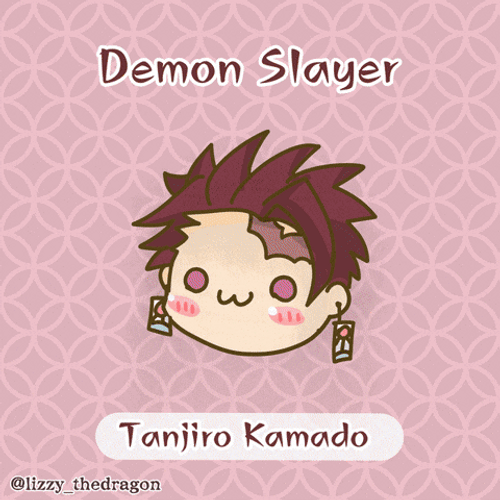 Daki Demon Slayer Character Line Up GIF