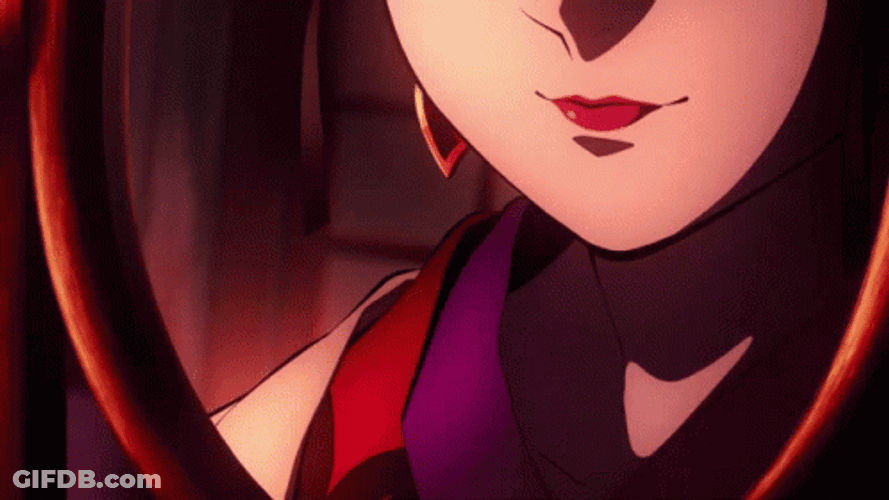 Daki Flirty Smile Kimetsu No Yaiba GIF