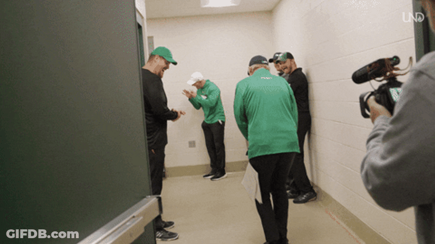 Dakota Coach Pumped Up Griddy Dance GIF