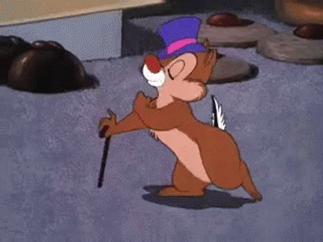 Dale Chipmunk Pimp Walk GIF