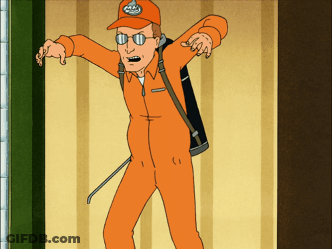 Dale Gribble Jumping GIF
