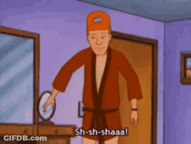 Dale Gribble Kung Fu Lesson GIF