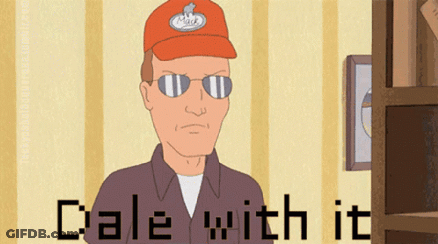 Dale Gribble Squinting Eyes GIF