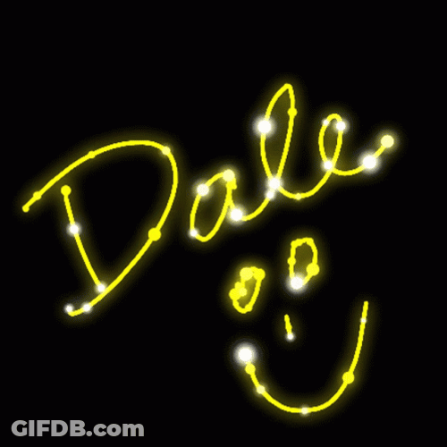 Dale Shining Text GIF