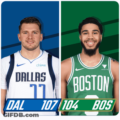 Dallas And Boston Basketball Players GIF