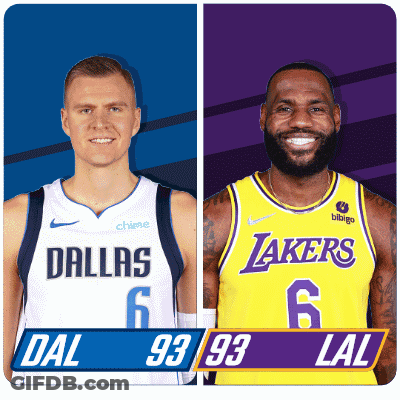 Dallas And Lakers Basketball Players GIF