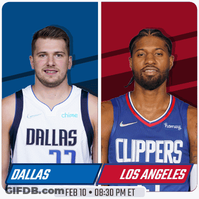 Dallas Clippers Playing Los Angeles Clippers Feb 10 GIF