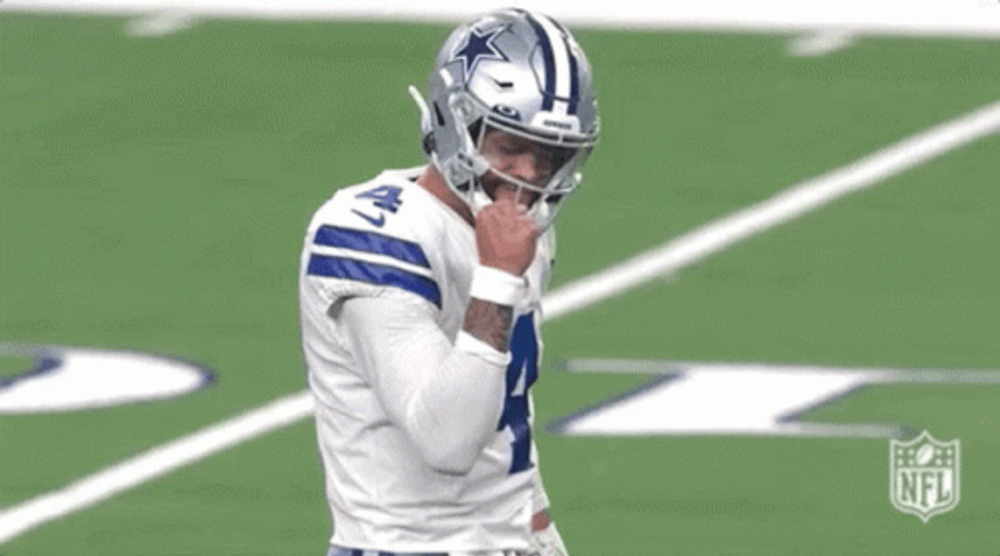 Dallas Cowboys Dak Prescott Fist Pump GIF