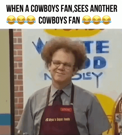 Dallas Cowboys Fan John Reiley Meme GIF
