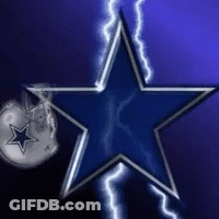 Dallas Cowboys Logo With Helmet And Star GIF