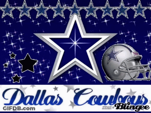 Dallas Cowboys Logo With Helmet GIF