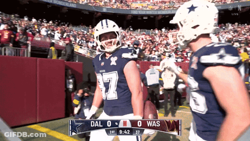 Dallas Cowboys Vs New England Patriots Football Game GIF