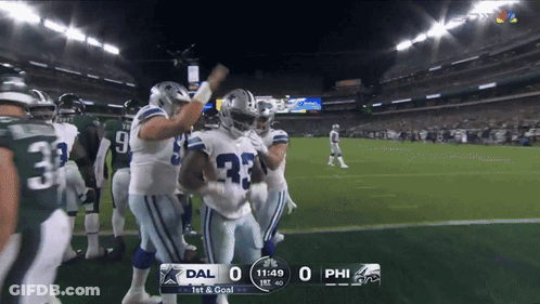Dallas Cowboys Vs Philadelphia Eagles Football Game GIF