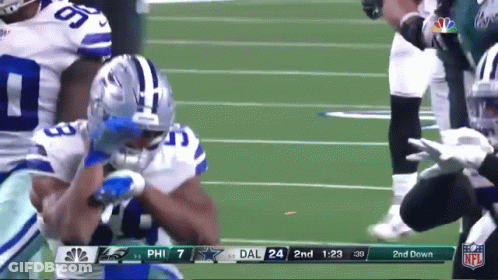 Dallas Cowboys Vs Philadelphia Eagles Football Game GIF