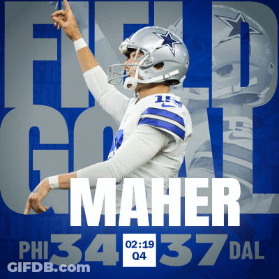 Dallas Cowboys Vs Philadelphia Eagles Fourth Quarter GIF
