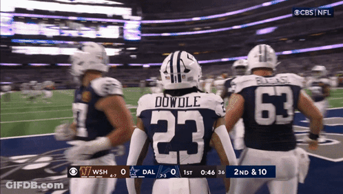 Dallas Cowboys Vs Raiders Football Game GIF